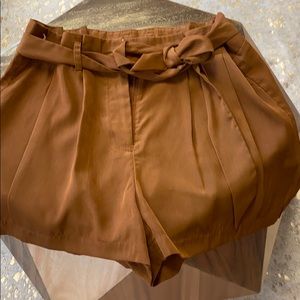Bronze colored shorts